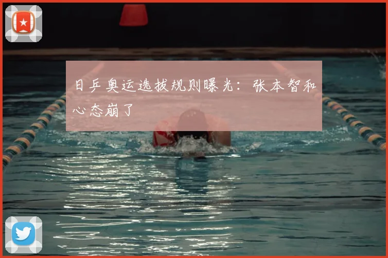 日乒奥运选拔规则曝光:张本智和心态崩了