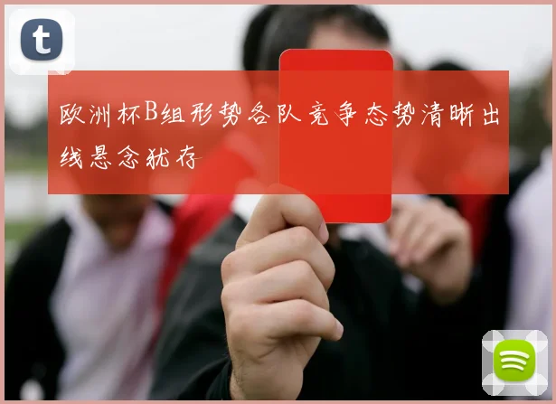 欧洲杯B组形势各队竞争态势清晰出线悬念犹存